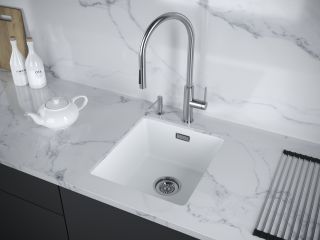 Мойка кухонная Paulmark Lumi LU41-WH белый